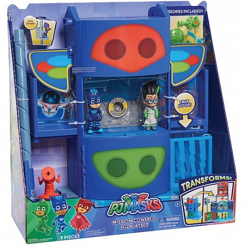 כוח פיג'יי - מפקדה נפתחת עם 3 מפלסים מרכז בקרה עם אורות וקולות