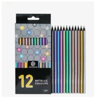 סט 12 עפרונות יצירה זוהרים