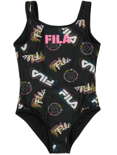 בגד ים שלם לוגו ריפיט FILA - מידות 6 חודשים עד 8 שנים