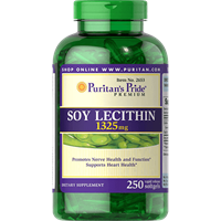 -- לציטין סויה -- 1325 מ"ג  ן 250 כמוסות רכות