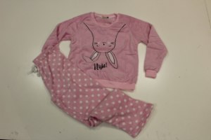 פיג'מה נשים פליז ארנבון