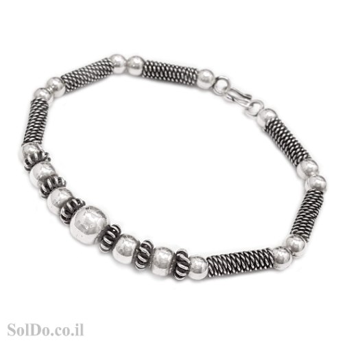 צמיד מכסף מעוצב כדורים Z3180 | תכשיטי כסף 925 | צמידי כסף