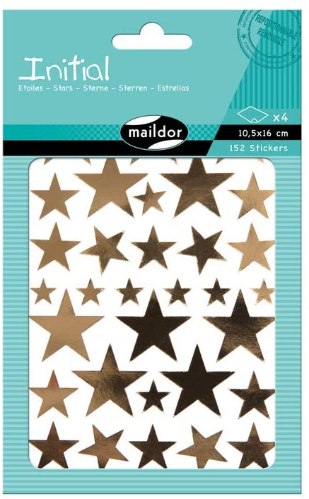 מדבקות כוכבים 152 יח' - כסף