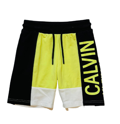 שורט CK שחור בשילוב צהוב שחור 4-16