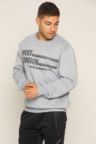 סווצ'ר פוטר גבר דפוס WEST