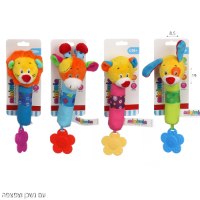 רעשן בובה רכה חיות אחיזת יד