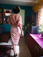 שמלה רומנטית שקופה מעט מידה M/L