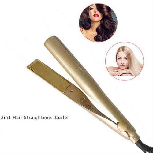 מחליק שיער מקצועי 2 ב-1 לסלסול והחלקה