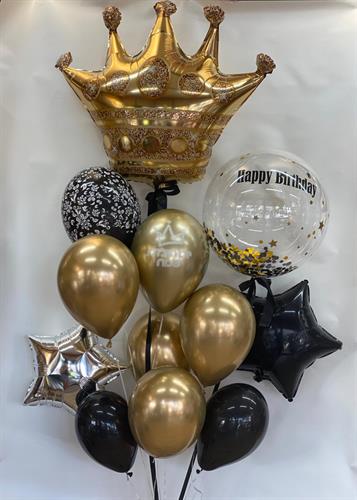 זר בלונים כתר