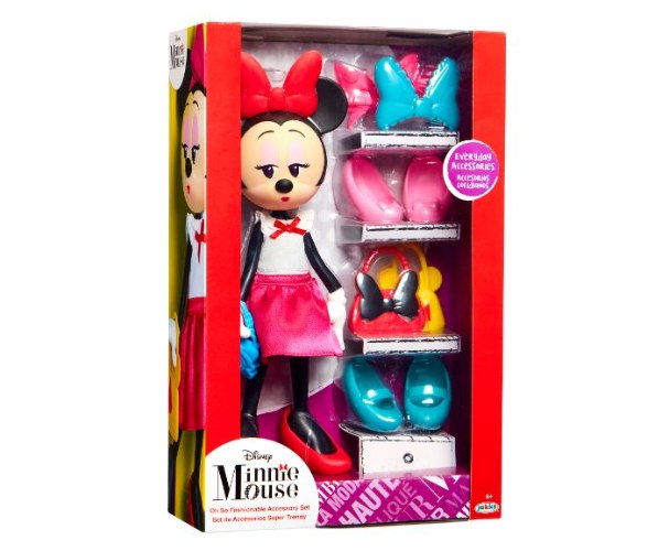 MINNIE MOUSE | מיני מאוס - סט תיקים נעליים ופפיונים / אביזרי אופנה | DISNEY