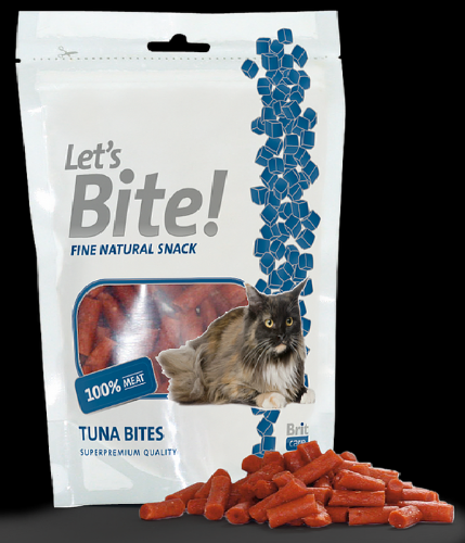 חטיף לחתול לטס בייט נגיסי טונה 80 גרם