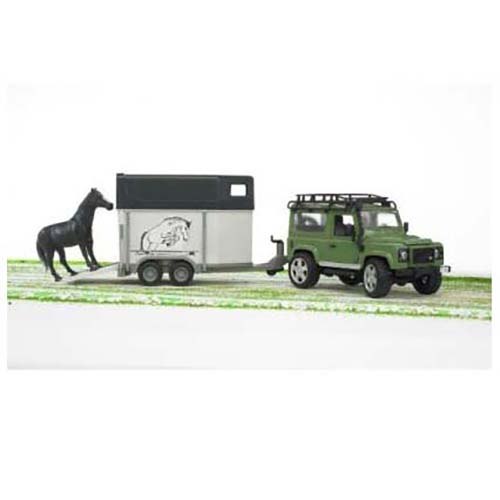 ברודר - גיפ לנדרובר + עגלה עם סוס