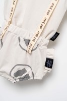 בגד גוף שלייקס MOINOI אפור מודפס 3M-1Y