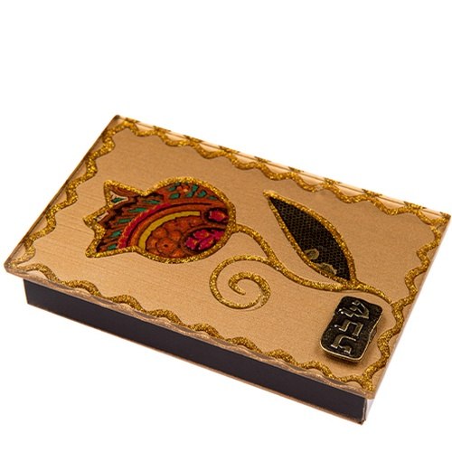 קופסת גפרורים מעוצבת גדולה דגם רימון פלקט שבת