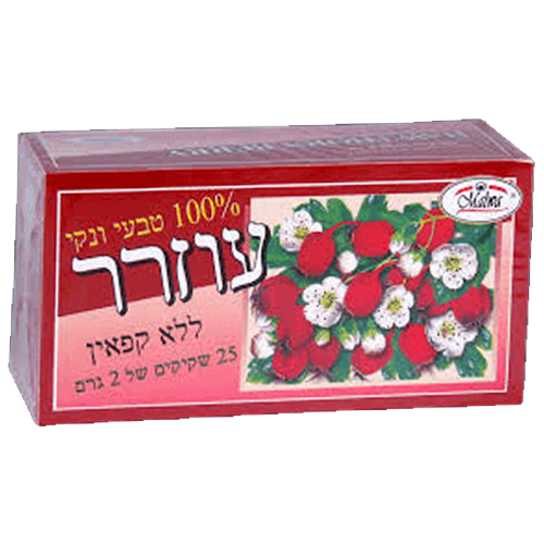 תה עוזרר - ללא קפאין, 25 שקיקים,  Malva