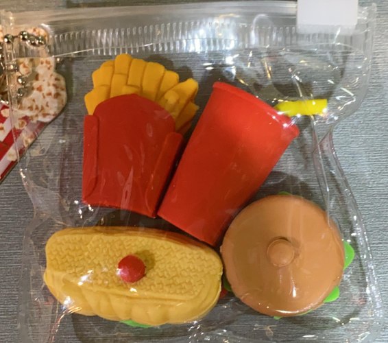 candy סט מיני מחקים המבורגר