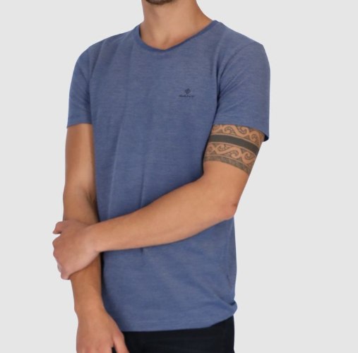 גברים | GANT SLIM T-SHIRT BLUE