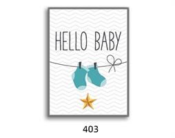 תמונת השראה מעוצבת לתינוקות, לסלון, חדר שינה, מטבח, ילדים - תמונת השראה דגם 403