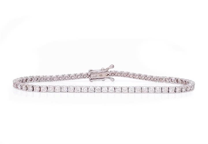 צמיד יהלומים 2.95 קרט צמיד יהלומים