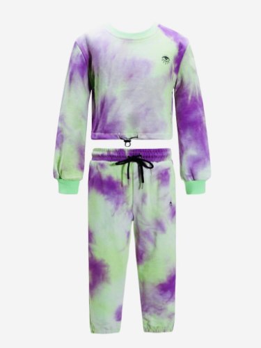 חליפת פוטר קרופ טאי דאי סגול ירוק