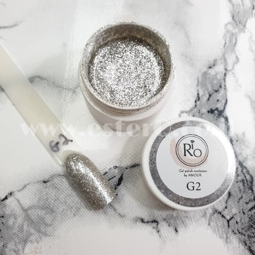 ג'ל לציור - כסוף מנצנץ G2