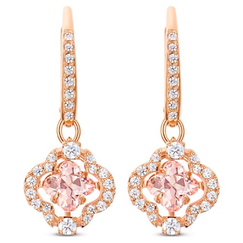 עגילים SWAROVSKI קולקציית Sparkling DC