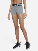 טייץ NIKE PRO קצר צבע אפור/שחור