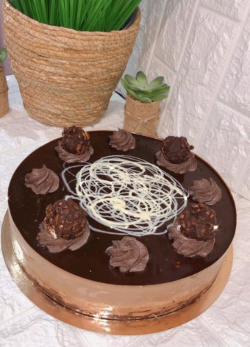 מוס שוקולד בלגי קראנץ 24"