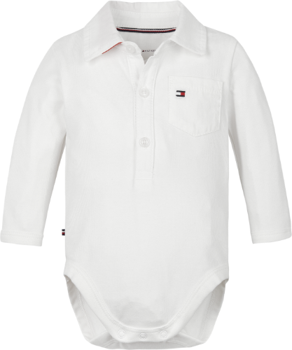 בגד גוף TOMMY HILFIGER לבן צווארון