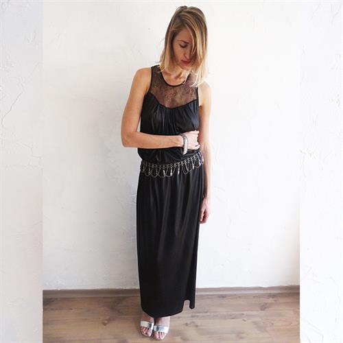 שמלת EVER פוייל שחור