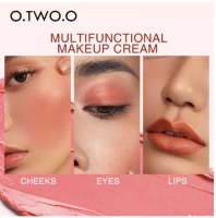 פלטת איפור 3 ב-1 שפתון, סומק וצללית