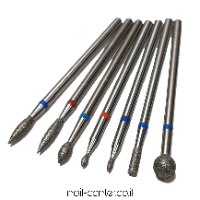 ראש שיוף למניקור - עגול גדול כחול