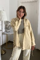 ג׳קט סטיב רצועות מצטלבות