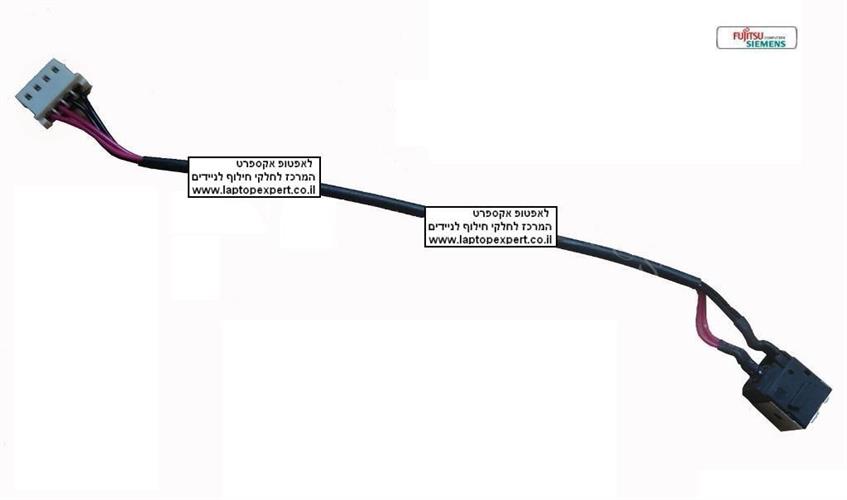 שקע טעינה למחשב נייד פוגיטסו FUJITSU LIFEBOOK AH530 AH531 AH512 Series DC Power Harnes Jack Cable