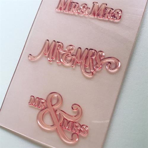 סט חותמות MR and MRS