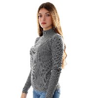 סריג חצי גולף נשים