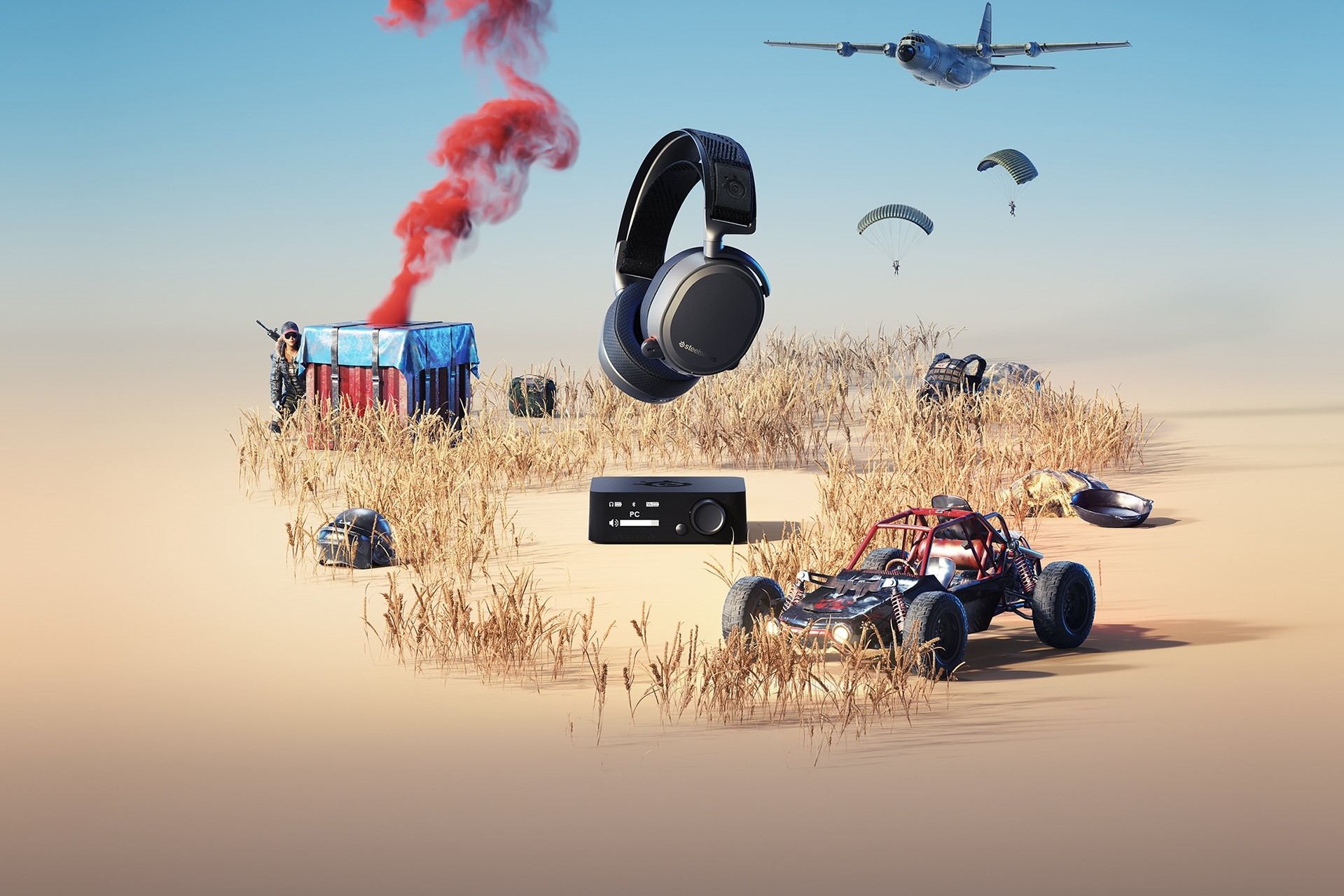 אוזניות גיימינג אלחוטיות Steelseries Arctis Pro Wireless