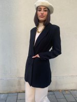 ג'קט מחוייט LOUISA שחור