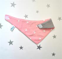 סינר בנדנה ורוד משולשים