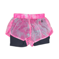 שורט ניילון CHER ורוד  2-14