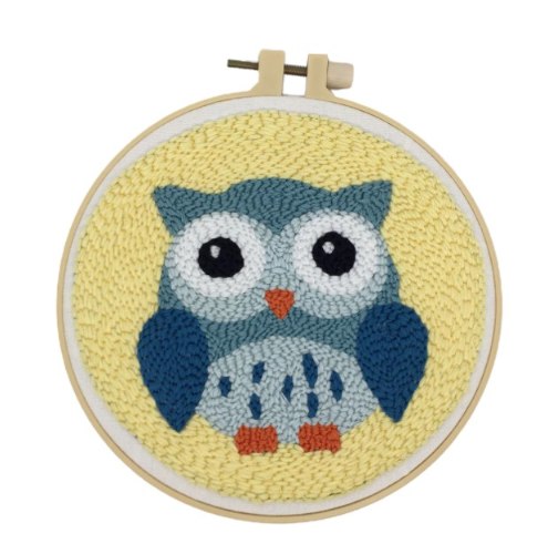 ערכת ריקמה חכמה קוטר 15 סמ' - ינשוף