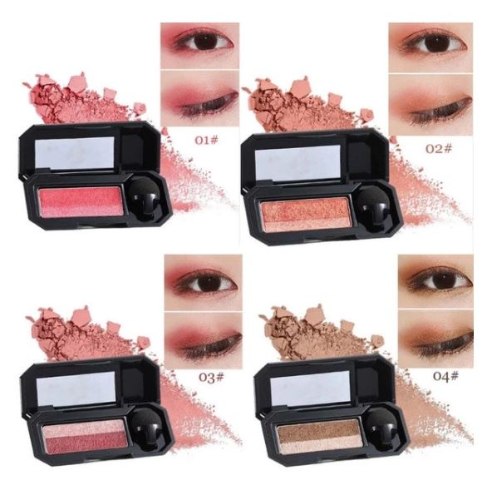 6 צלליות כפולות בגוונים שונים