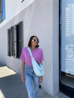 חולצת טיטי כתפיות מסטיק