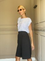 חולצת גופרה - לבן