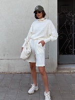 חליפת טורי שמנת