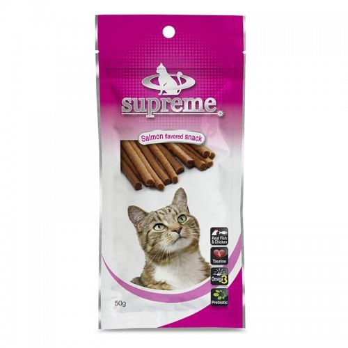 חטיף סופרים לחתול סלמון 50 גרם