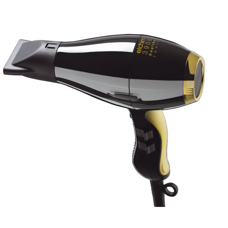 מייבש שיער אלכים שחור זהב Elhim 3900 Healthy Ionic Black Gold