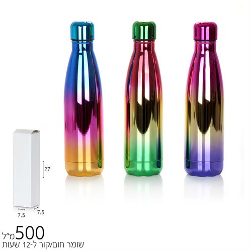 בקבוק אלומיניום הולוגרמה