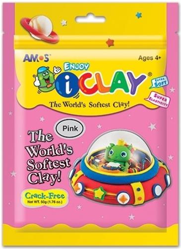 חימר קל I-CLAY ורוד - 50 גר'