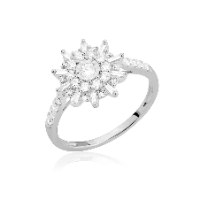 טבעת זהב 14 קראט 0.50 קראט יהלומים 817613 - מחיר מבצע! 